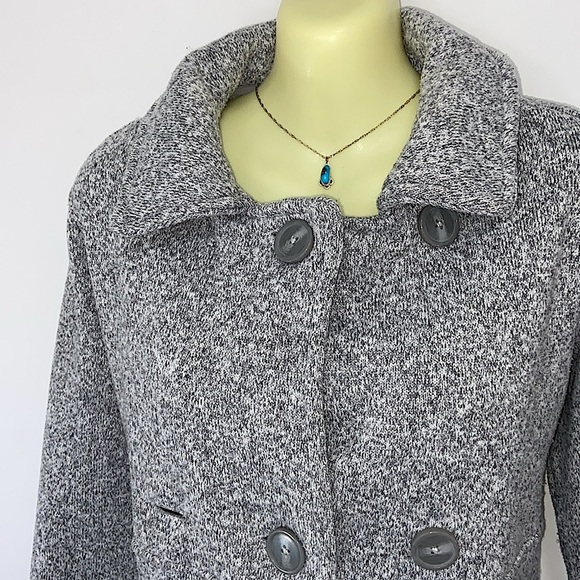 Patagonia Gray Fleece Jacket 10 Button Down Excellent Sz Small - Picture 2 of 7